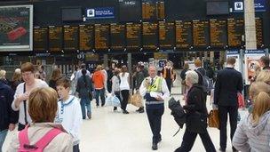 waverley station in Edinburgh