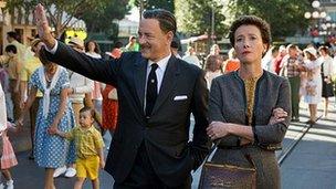 Tom Hanks and Emma Thompson in Saving Mr Banks