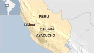 Map of Peru