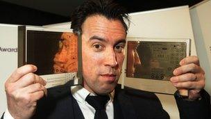 Christian O'Connell with his 2013 Sony Awards