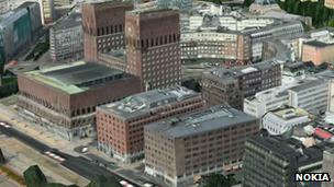 Nokia 3D image of Oslo