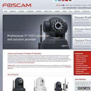 Foscam homepage