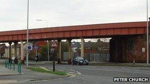 Spring Bank West railway bridge