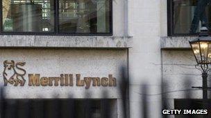 London offices of Bank of America Merrill Lynch