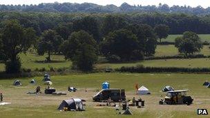 Activists leave Balcombe on the last day of the Reclaim the Power camp