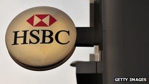 HSBC branch sign