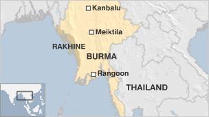 Burma map