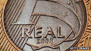 Brazilian real coin