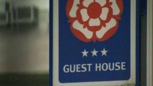 Guest house sign