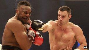 Klitschko versus Dereck Chisora, 18 Feb 12