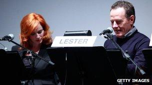 Bryan Cranston and Christina Hendricks