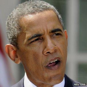 President Barack Obama makes a statement on Syria. Photo: 31 August 2013