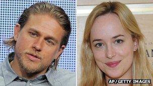 Charlie Hunnam and Dakota Johnson