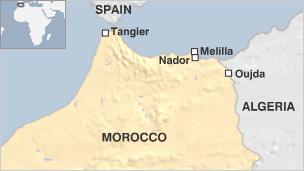 Map of Morocco