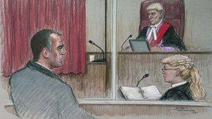 Michael Le Vell in court