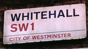 Whitehall sign