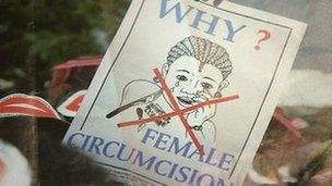 'Why female circumcision' poster