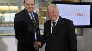 Mark Thompson and Lord Patten (May 2011)