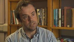 Dr Pollard is the director of Glasgow University's Centre for Battlefield Archaeology