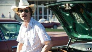 Matthew McConaughey in a scene from Dallas Buyers Club