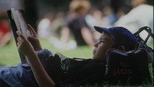 boy reading