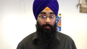 Kartar Singh Bring, vice chair of Leicester Sikh Alliance