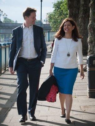 Nick and Miriam Clegg