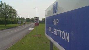 Full Sutton prison entrance