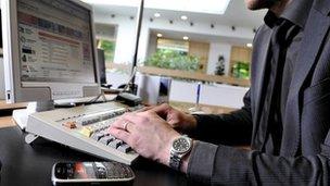 Man at computer