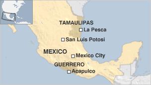 Map of Mexico