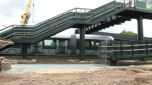 Moor Bridge crossing in Nottinghamshire