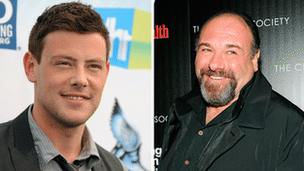 Cory Monteith, James Gandolfini