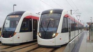 Trams in Edinburgh