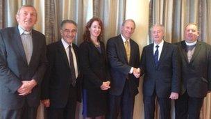 Richard Haass and Meghan O'Sullivan met representatives of the Royal Black Institution