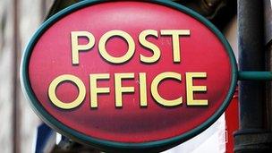 Post Office sign