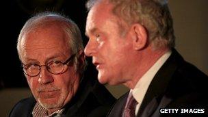 Colin Parry and Martin McGuinness