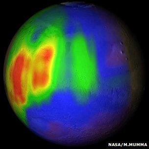 Methane map