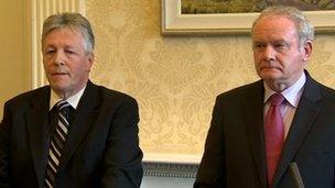 Peter Robinson and Martin McGuinness