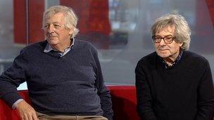 Dick Clement (left) and Ian La Frenais