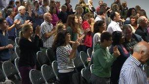 Worshippers at the Citygate Centre