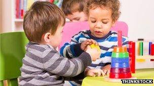 Children in nursery