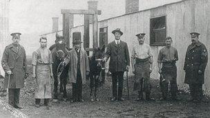 Romsey Depot during WWI