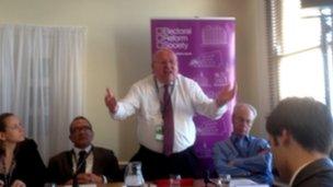 Mike Gapes at Fabian fringe meeting