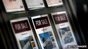 Estate agent window