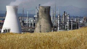 Ineos complex at Grangemouth