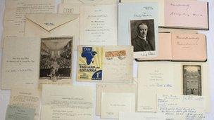 collection of Ms Clifton's memorabilia