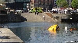 Yellow Duckmarine boat