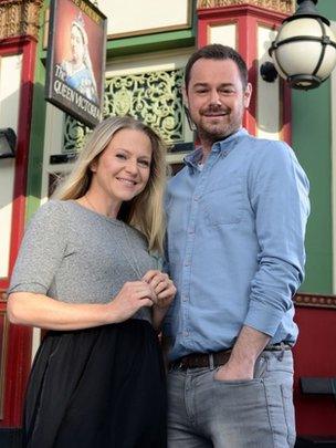 Kellie Bright and Danny Dyer