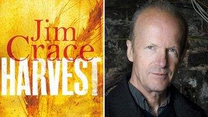 Harvest cover and Jim Crace