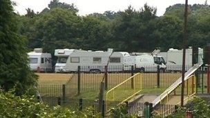 Travellers in Poole